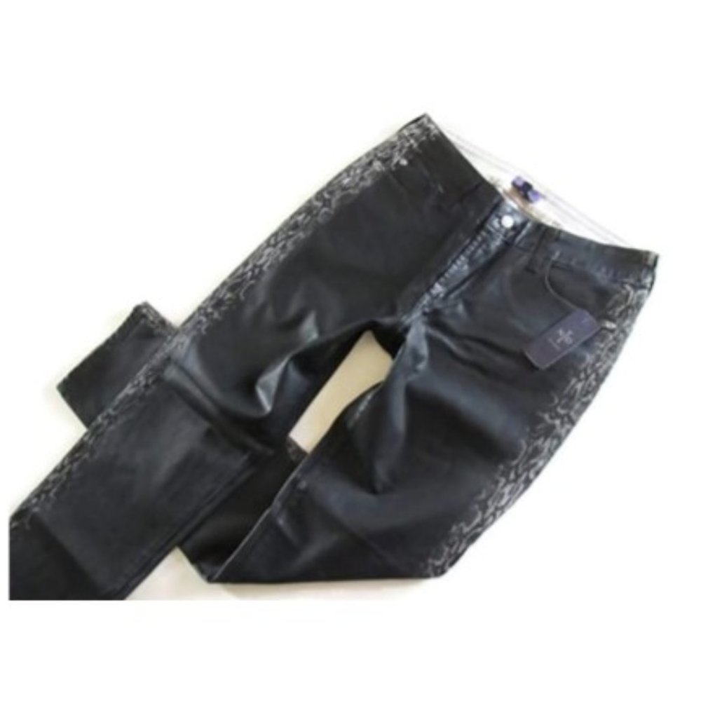 NYDJ Plus Sheri Coated Skinny Stone 20W